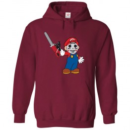 Super M Plumbers With Mask Unisex Classic Kids and Adults Pullover Hoodie For Gaming Lovers							 									 									